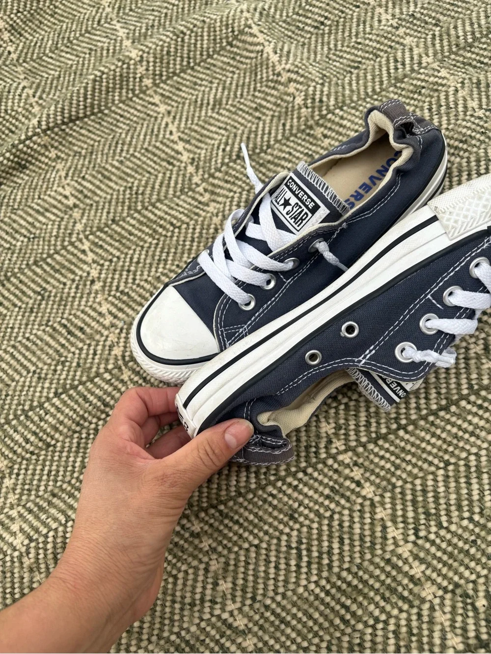 Converse  Sneakers in Navy with White Accents